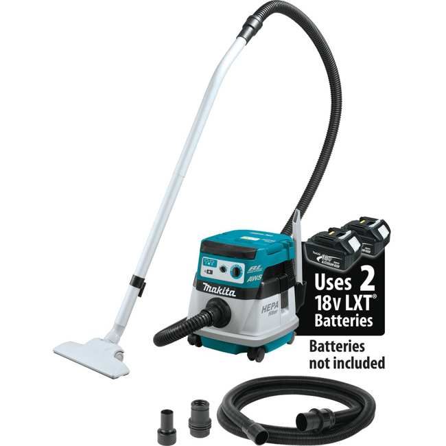 Makita XCV08Z 2.1 Gal. 18V X2 (36V) LXT Brushless Li-Ion Cordless HEPA Filter Dry Dust Extractor/Vacuum AWS - Bare Tool